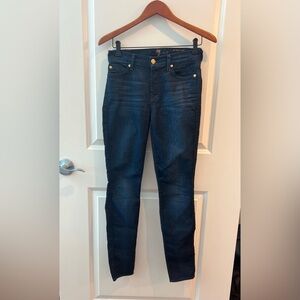 7 For All Mankind "The High Waist"  Skinny Jeans Size 26